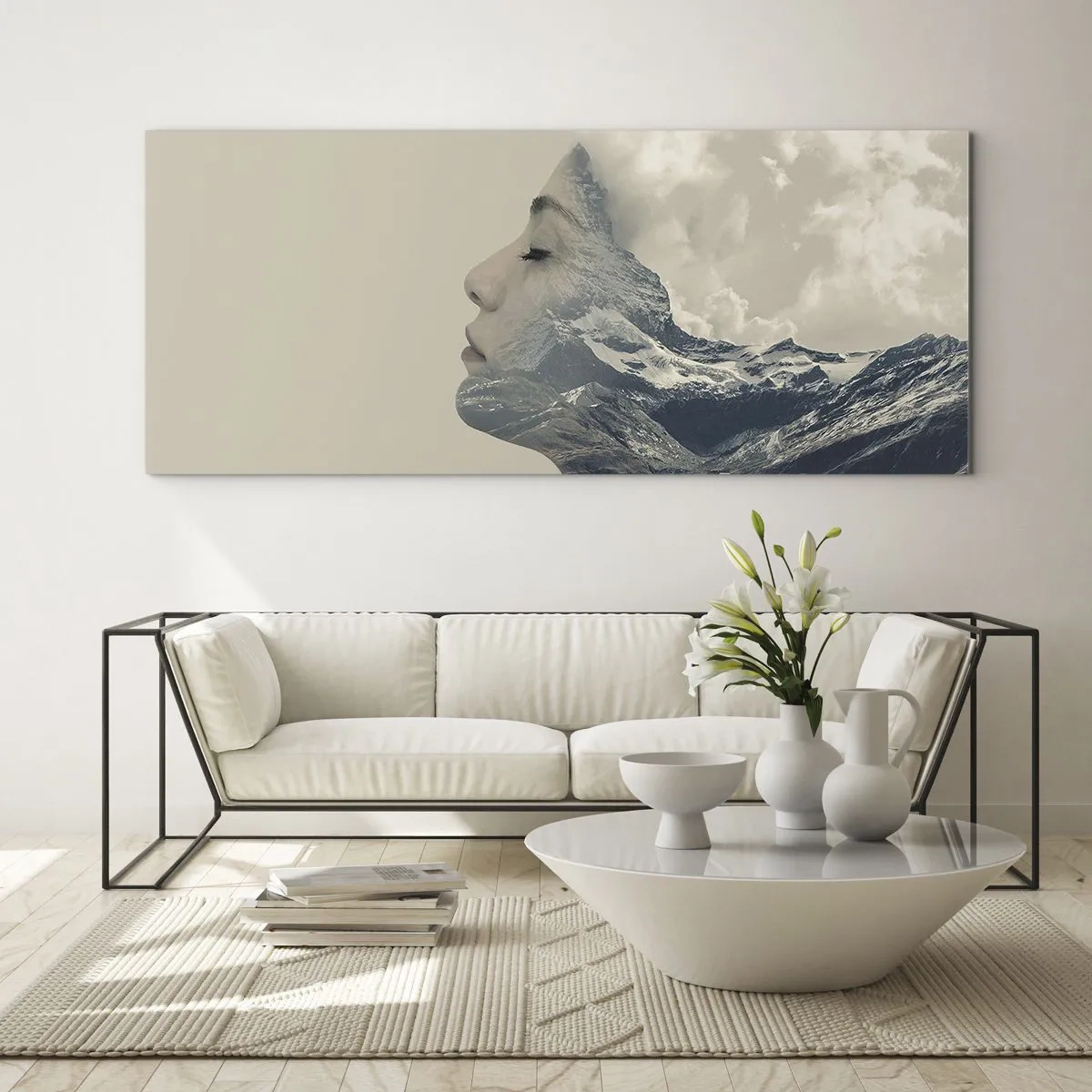Obraz na szkle - Uroda żywiołów - 100x40 cm