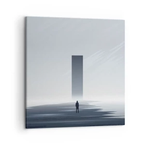 Obraz na płótnie - Szansa czy zagrożenie? - 50x50 cm