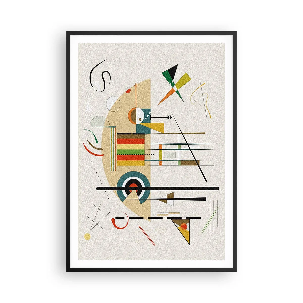 Plakat w czarnej ramie - I świat się śmieje - 70x100 cm