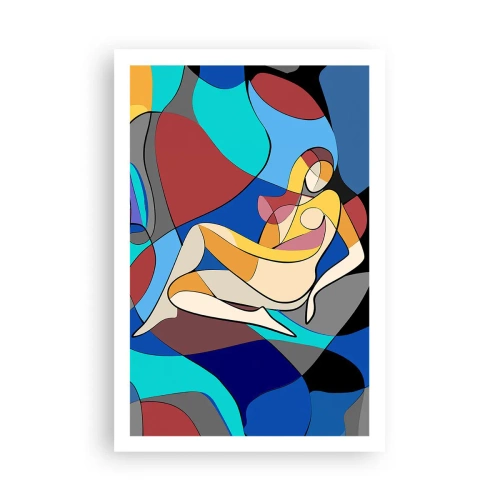 Plakat - Kubistyczny akt - 61x91 cm