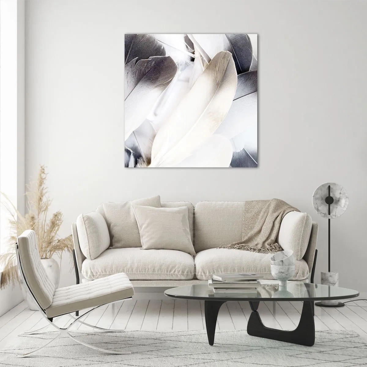 Obraz na szkle - Niemal anielskie - 60x60 cm