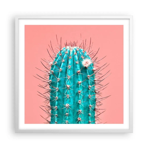 Plakat w białej ramie - Tylko patrz - 60x60 cm