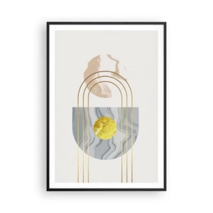 Plakat w czarnej ramie - Jasność i blask - 70x100 cm