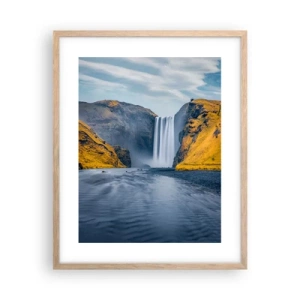 Plakat w ramie jasny dąb - Wieczne trwanie, wieczny ruch - 40x50 cm