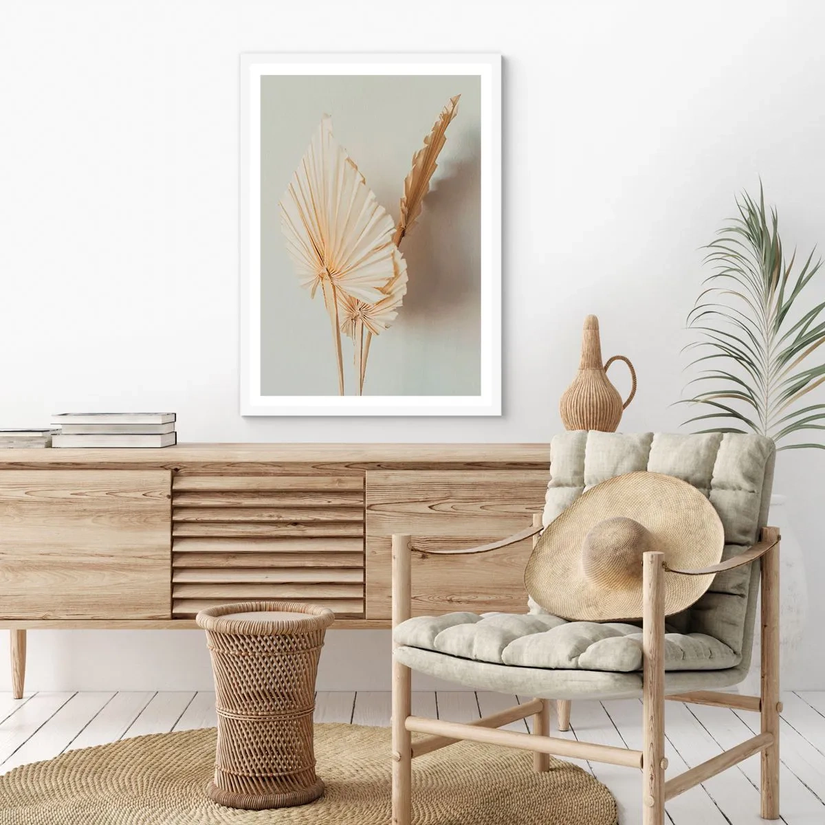 Plakat w białej ramie - Gdy potrzebne ukojenie - 70x100 cm