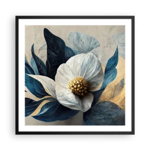 Plakat w czarnej ramie - Ma złote serce - 60x60 cm