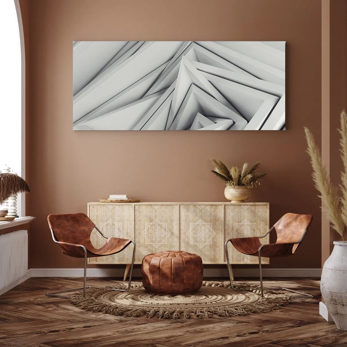 Obraz na płótnie - Ostrych kątów pąkowie - 100x40 cm