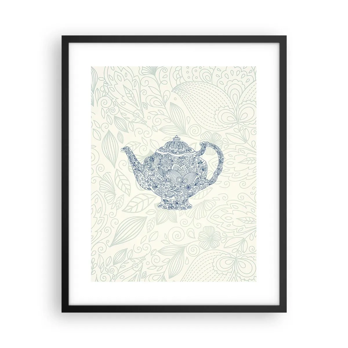 Plakat w czarnej ramie - Herbaty czar - 40x50 cm