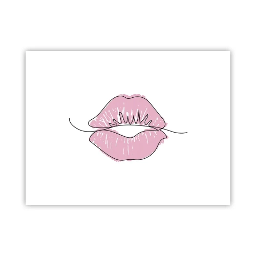 Plakat - Gotowy do pocałunku? - 40x30 cm