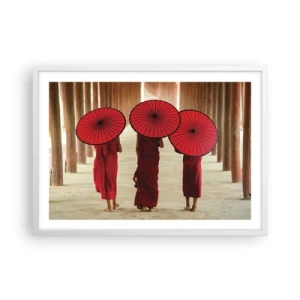 Plakat w białej ramie - W drodze do Czystej Krainy - 70x50 cm