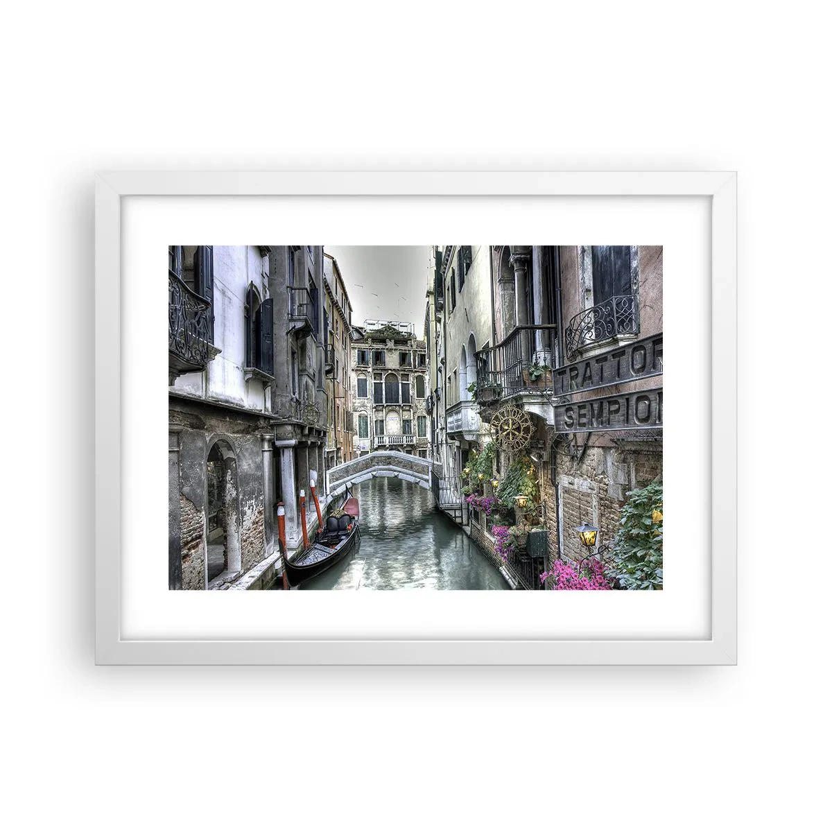 Plakat w białej ramie - Od wieków w cichej zadumie - 40x30 cm
