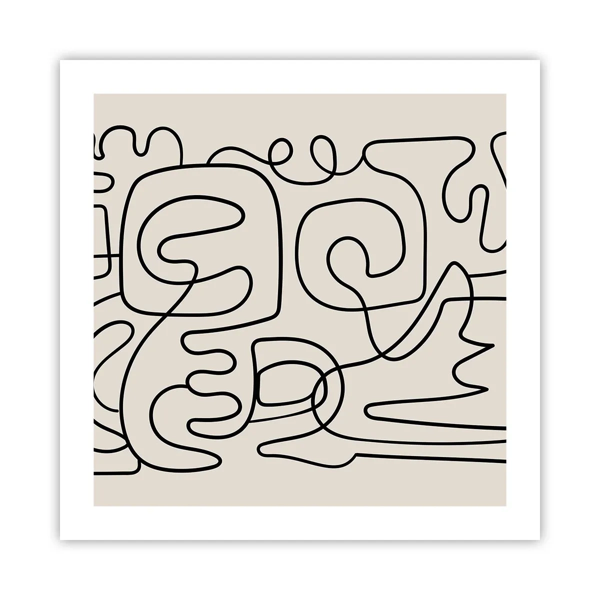 Plakat - Po śladzie - 50x50 cm