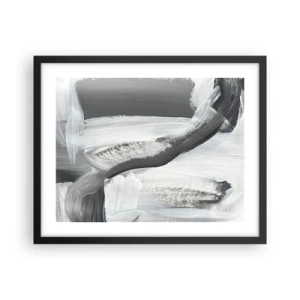 Plakat w czarnej ramie - Zdecydowanym ruchem - 50x40 cm