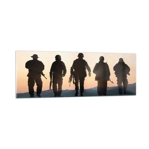 Obraz na szkle - Witaj w naszym świecie - 90x30 cm