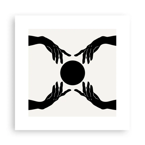 Plakat - Tajemny znak - 30x30 cm
