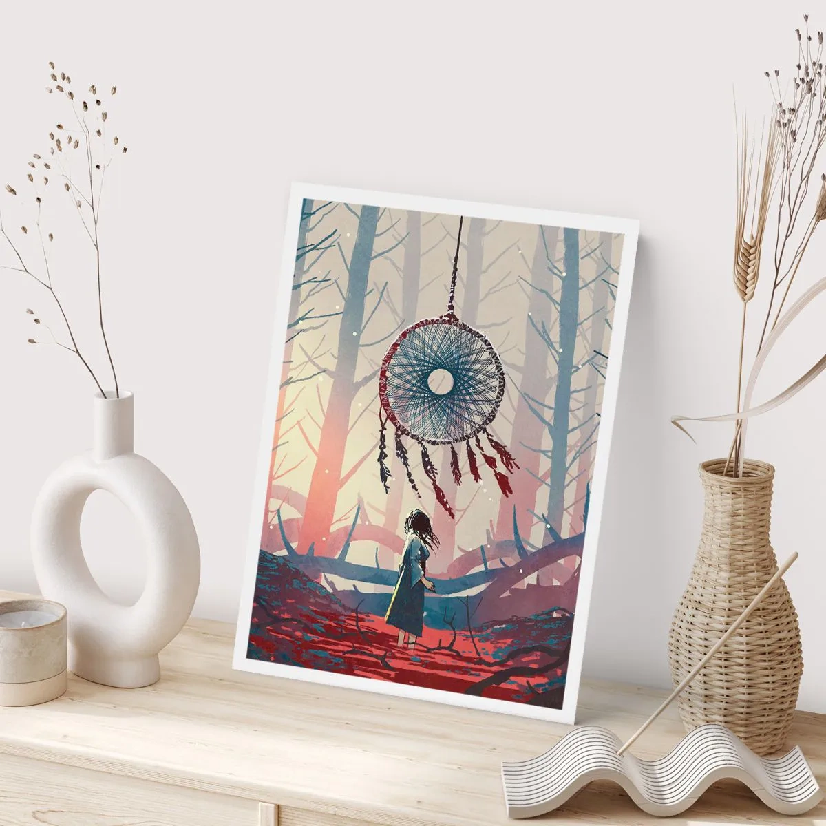 Plakat - Tajemny rytuał szczęścia - 30x40 cm