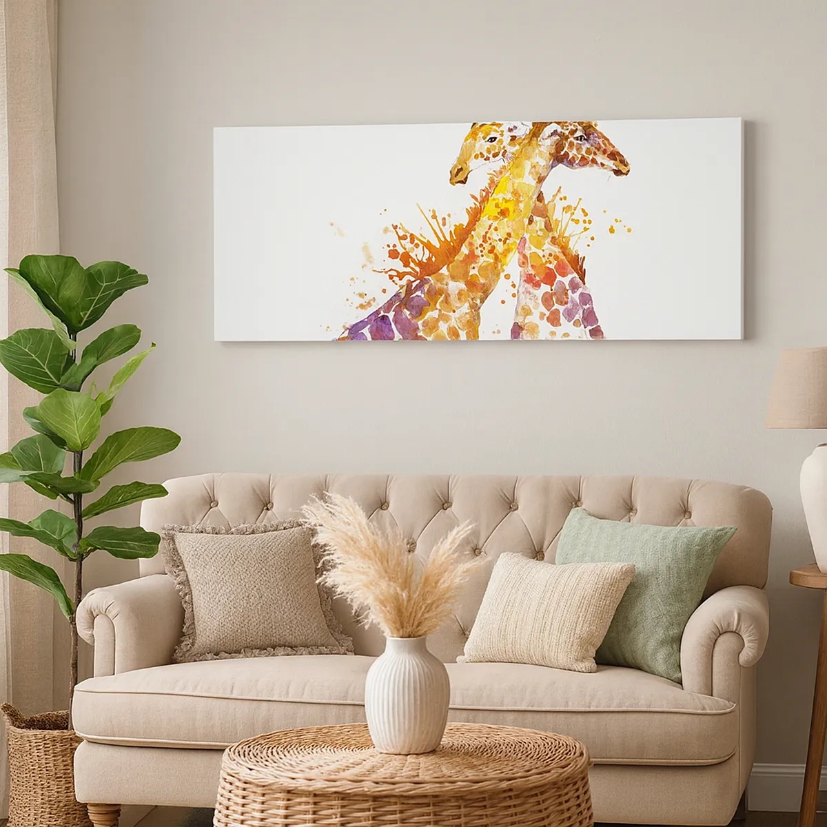 Obraz na płótnie - Czy to jest przyjaźń czy to jest kochanie? - 30x30 cm