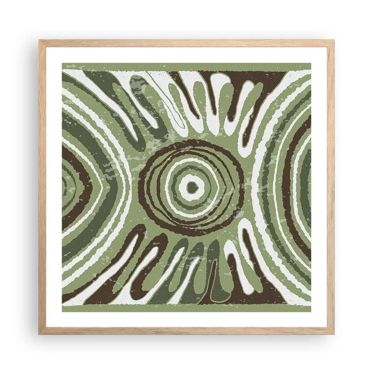 Plakat w ramie jasny dąb - Eksplozja emocji - 60x60 cm