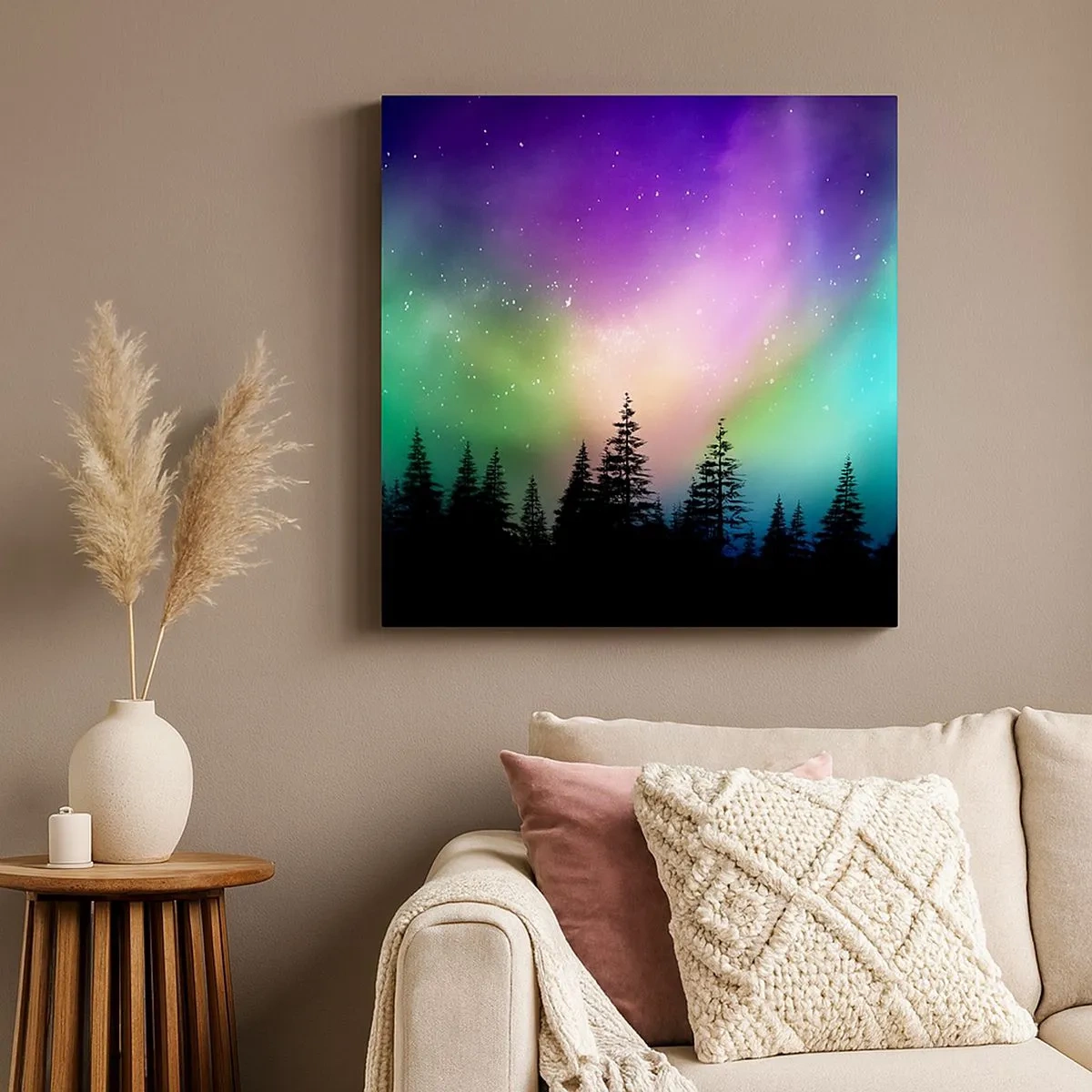 Obraz na płótnie - Biała magia - 30x30 cm