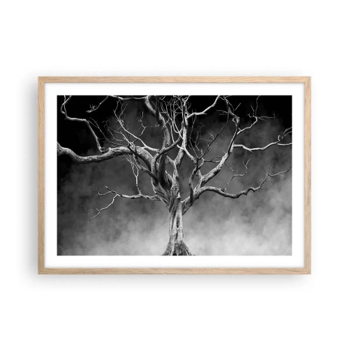 Plakat w ramie jasny dąb - Pierwotne i święte - 70x50 cm