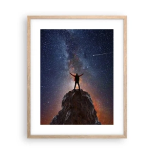 Plakat w ramie jasny dąb - Moc jest ze mną! - 40x50 cm