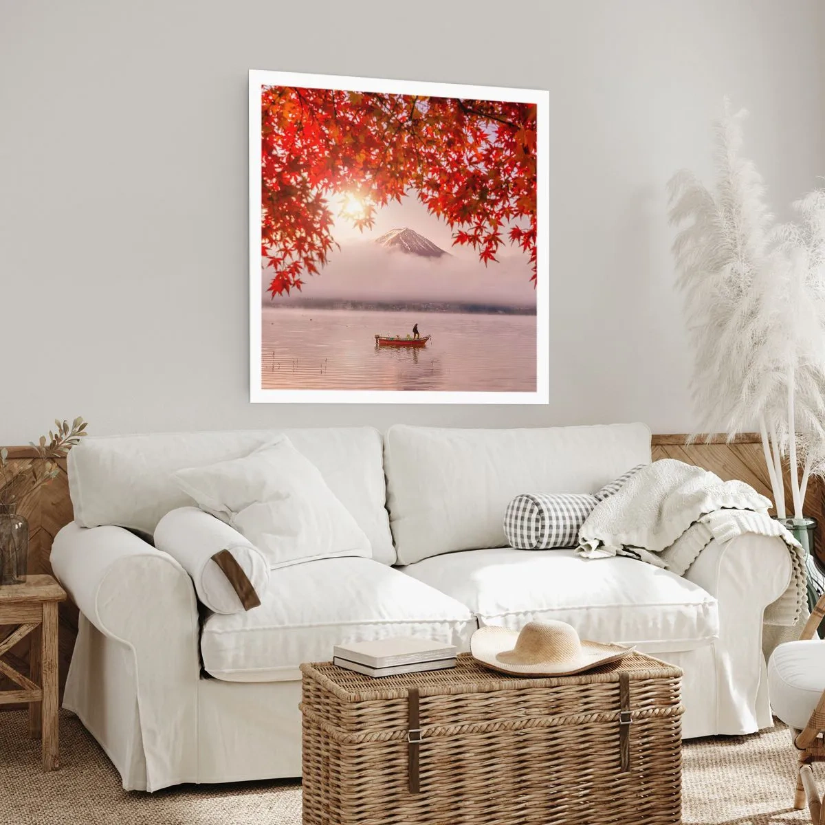 Plakat - W japońskim klimacie - 40x40 cm