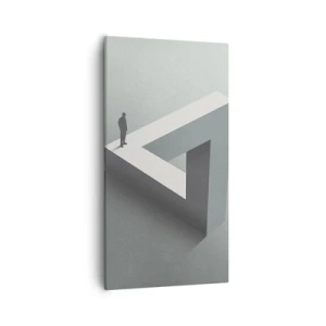 Obraz na płótnie - A jednak możliwe - 55x100 cm