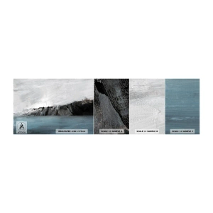 Fototapeta Próbka Samoprzylepna Deluxe Sticker - Woda – ziemia: starcie żywiołów - Wybrzeże, Krajobraz, Morze - 100x30 cm