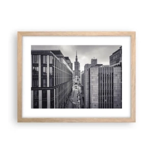 Plakat w ramie jasny dąb - Warszawska dolina - 40x30 cm