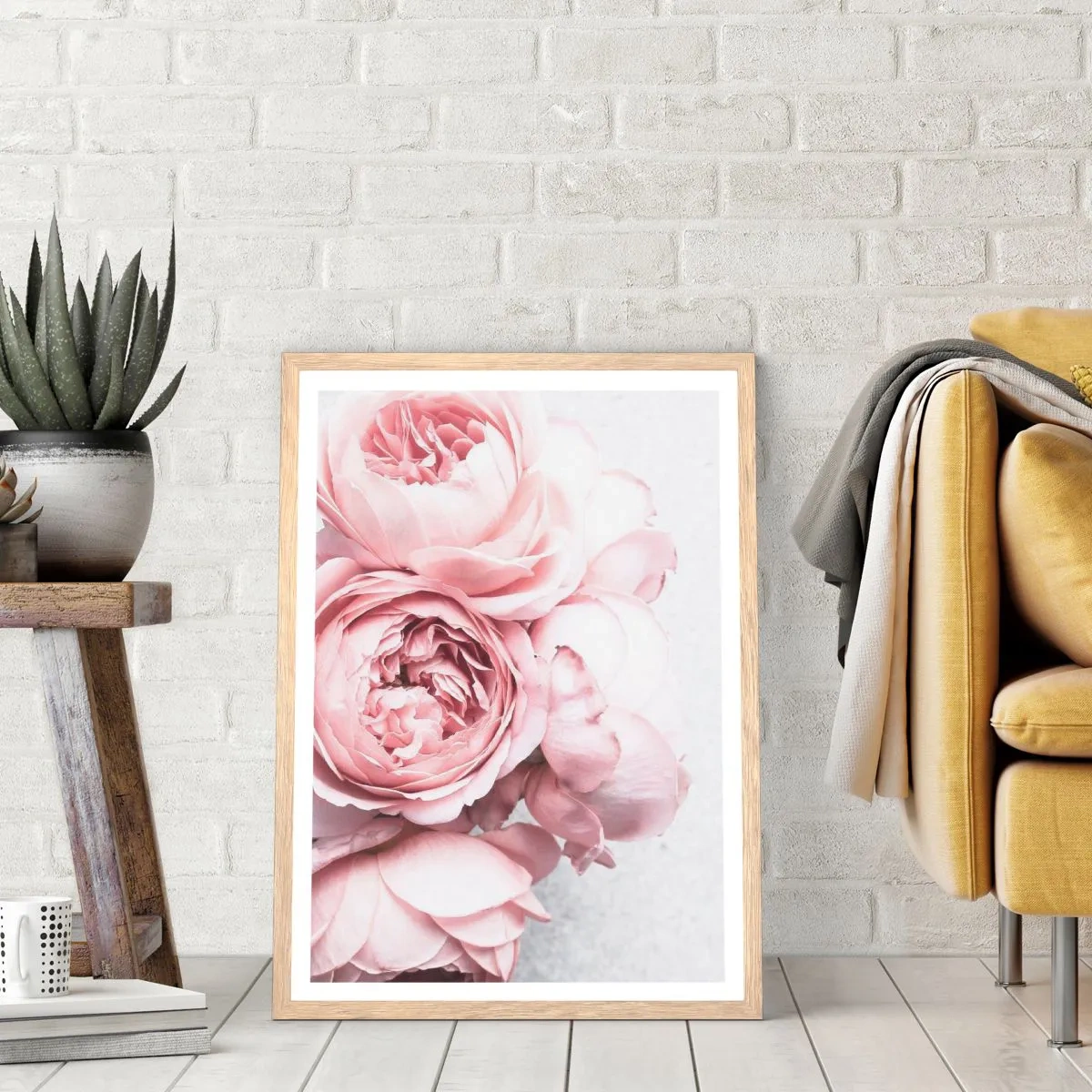 Plakat w ramie jasny dąb - Dla romantyków - 50x70 cm