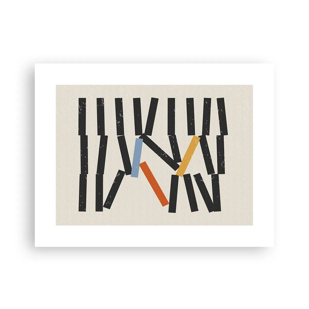 Plakat - Domino – kompozycja - 40x30 cm