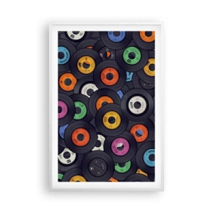 Plakat w białej ramie - Kolory klasyki - 61x91 cm