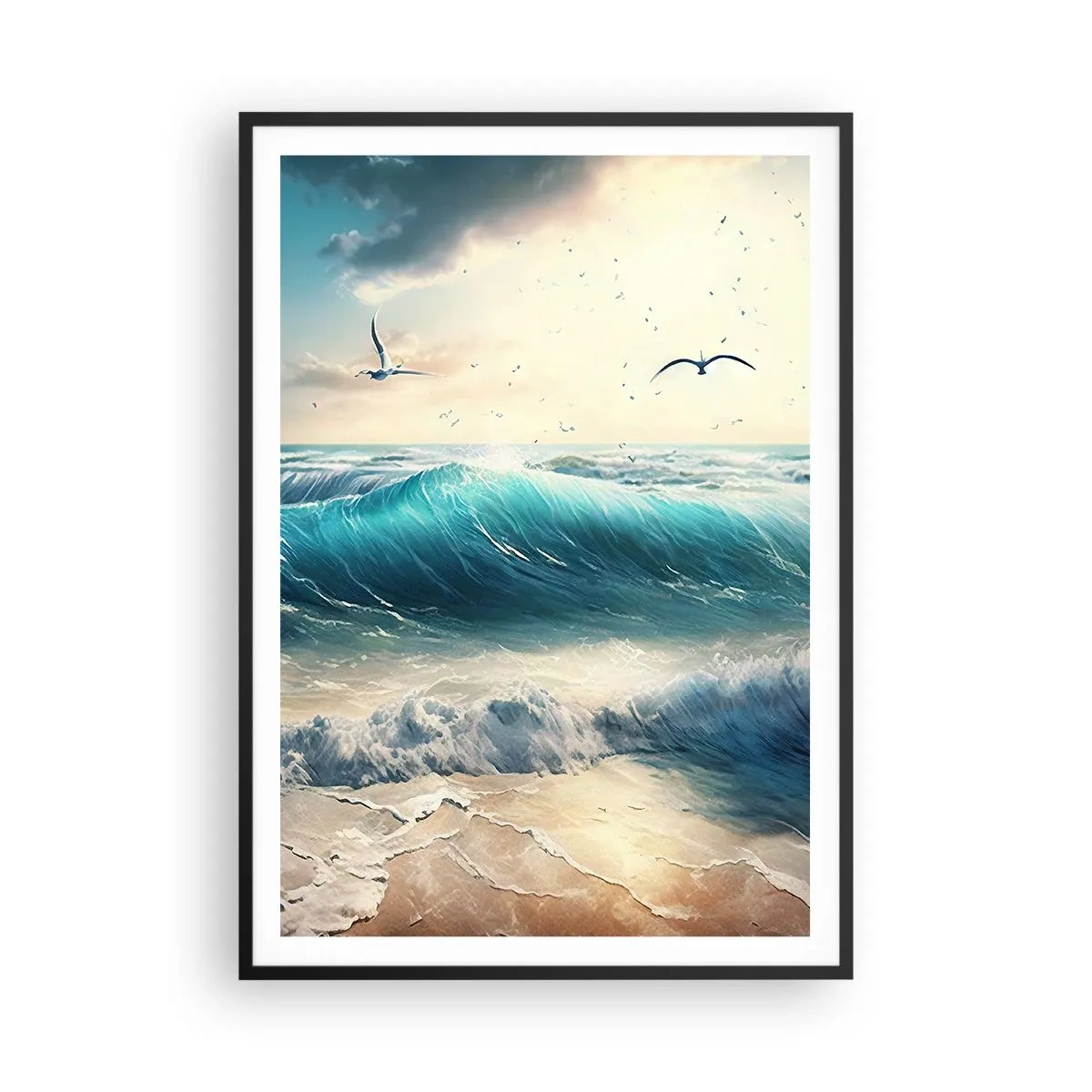 Plakat w czarnej ramie - Szumi tylko dla ciebie - 70x100 cm