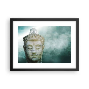 Plakat w czarnej ramie - Poszukując światła - 40x30 cm