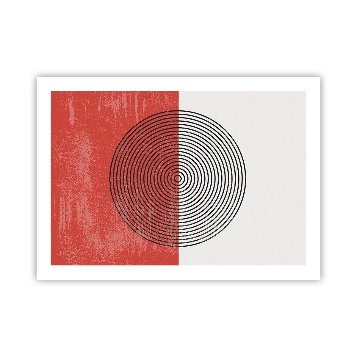 Plakat - W samo sedno - 70x50 cm