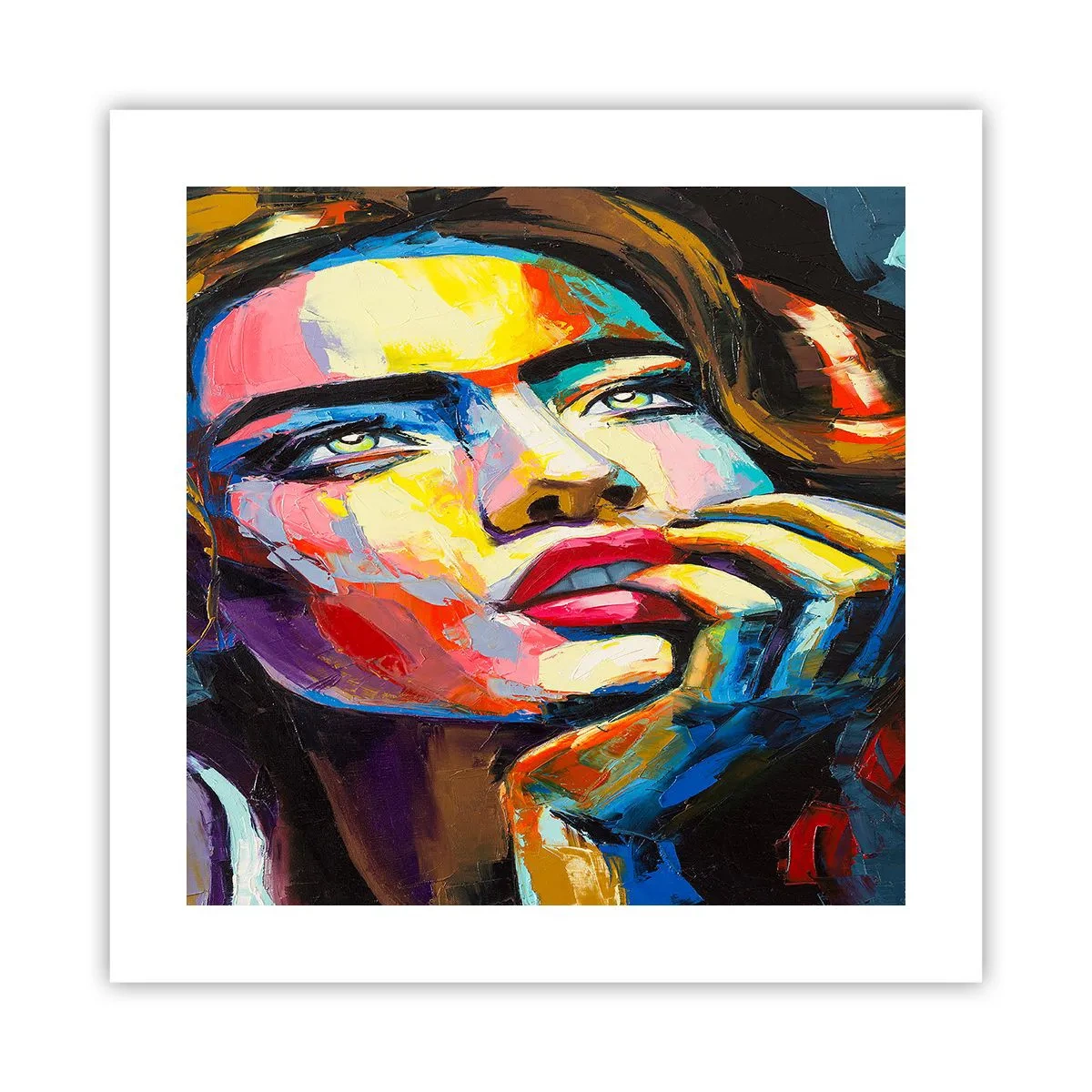 Plakat - Marzenia jak ptaki szybują po niebie - 40x40 cm