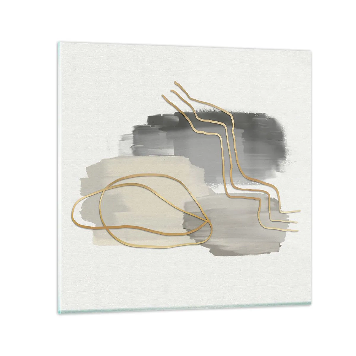 Obraz na szkle - Trwanie i ruch - 60x60 cm
