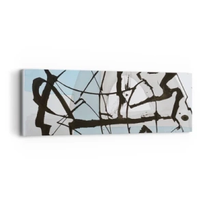 Obraz na płótnie - Mimo wszystko błękitny - 90x30 cm