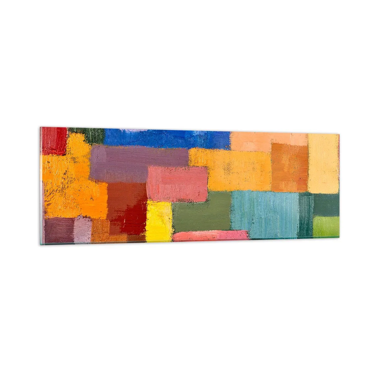 Obraz na szkle - Każdy inny, wszystkie barwne - 90x30 cm