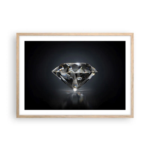 Plakat w ramie jasny dąb - Best girls friend - 70x50 cm