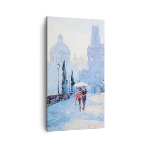 Obraz na płótnie - Nas zaczarować musiał deszcz - 45x80 cm