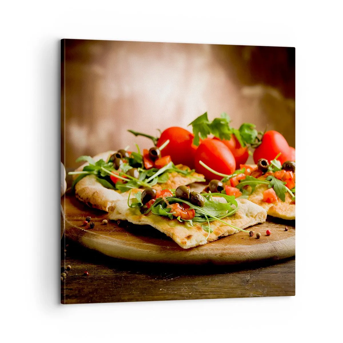 Obraz na płótnie - Prosto z pieca i z ogrodu - 60x60 cm