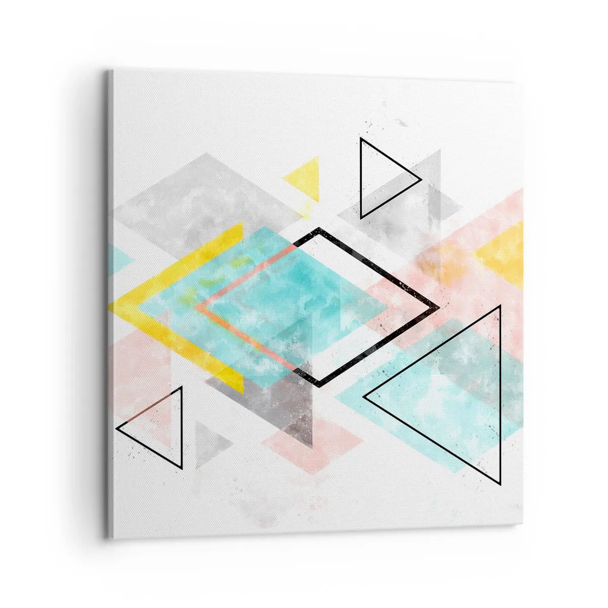 Obraz na płótnie - Igraszka geometryczna - 60x60 cm