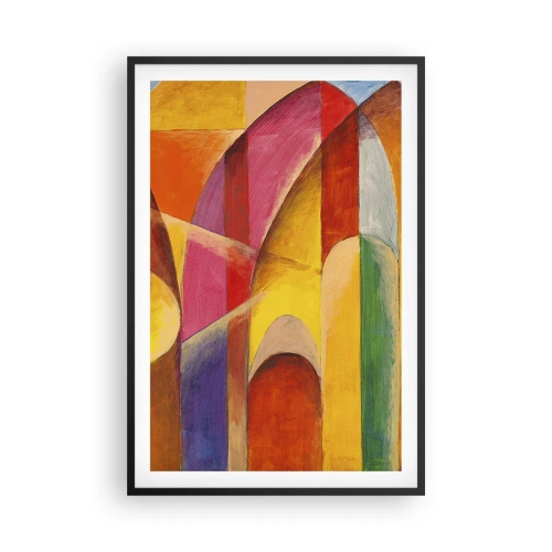 Plakat w czarnej ramie - Katedra słońca - 61x91 cm