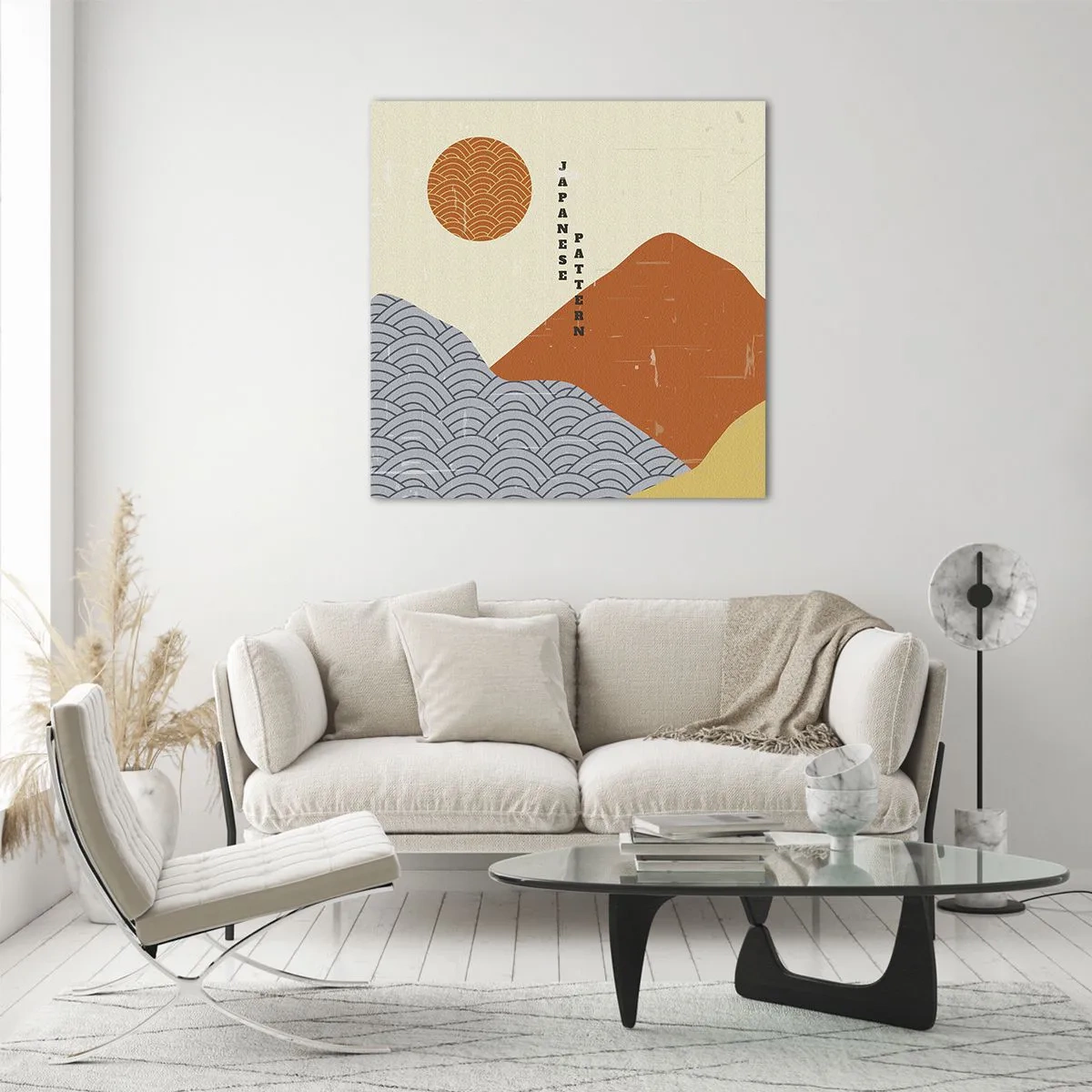 Obraz na szkle - W japońskim duchu - 60x60 cm