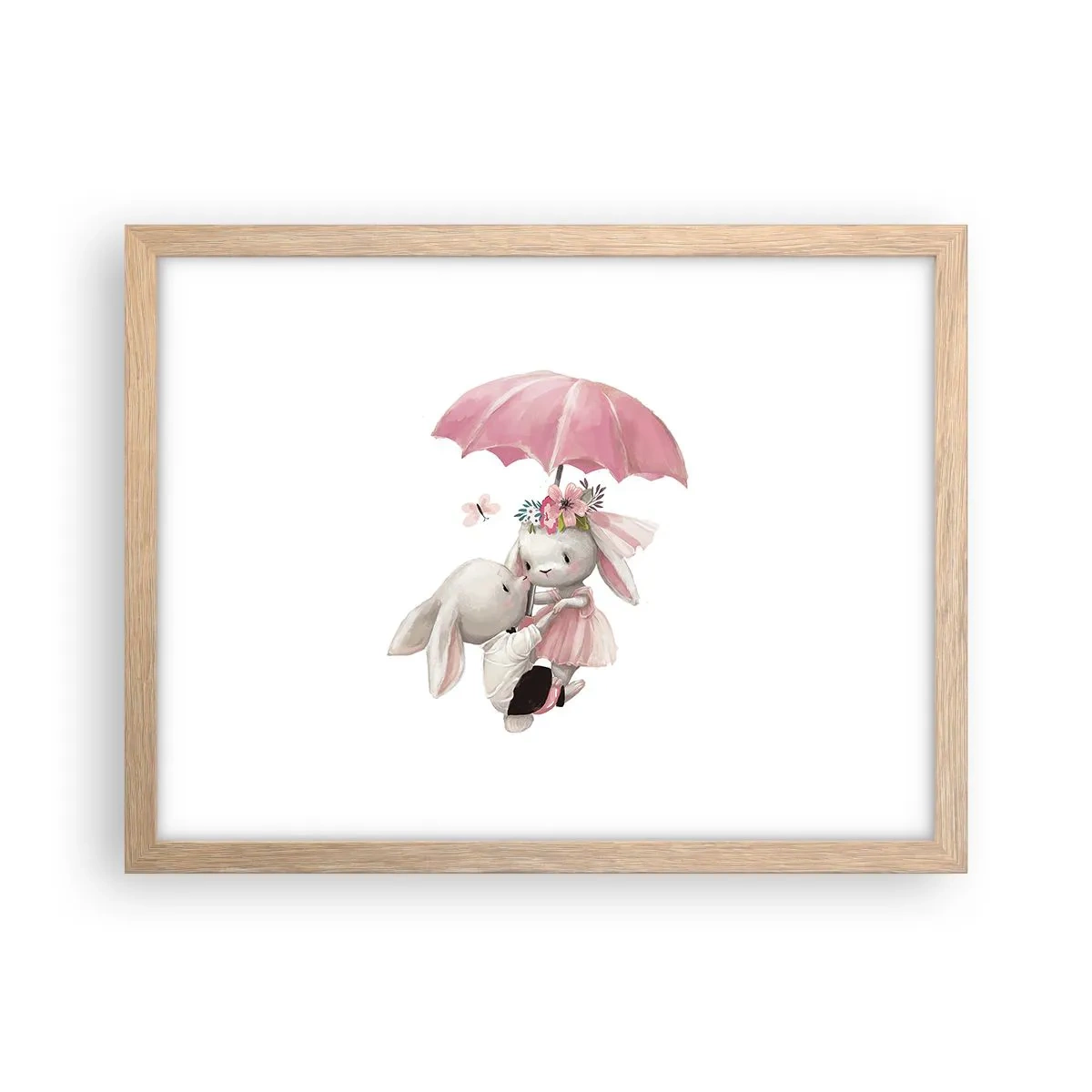 Plakat w ramie jasny dąb - To właśnie miłość - 40x30 cm