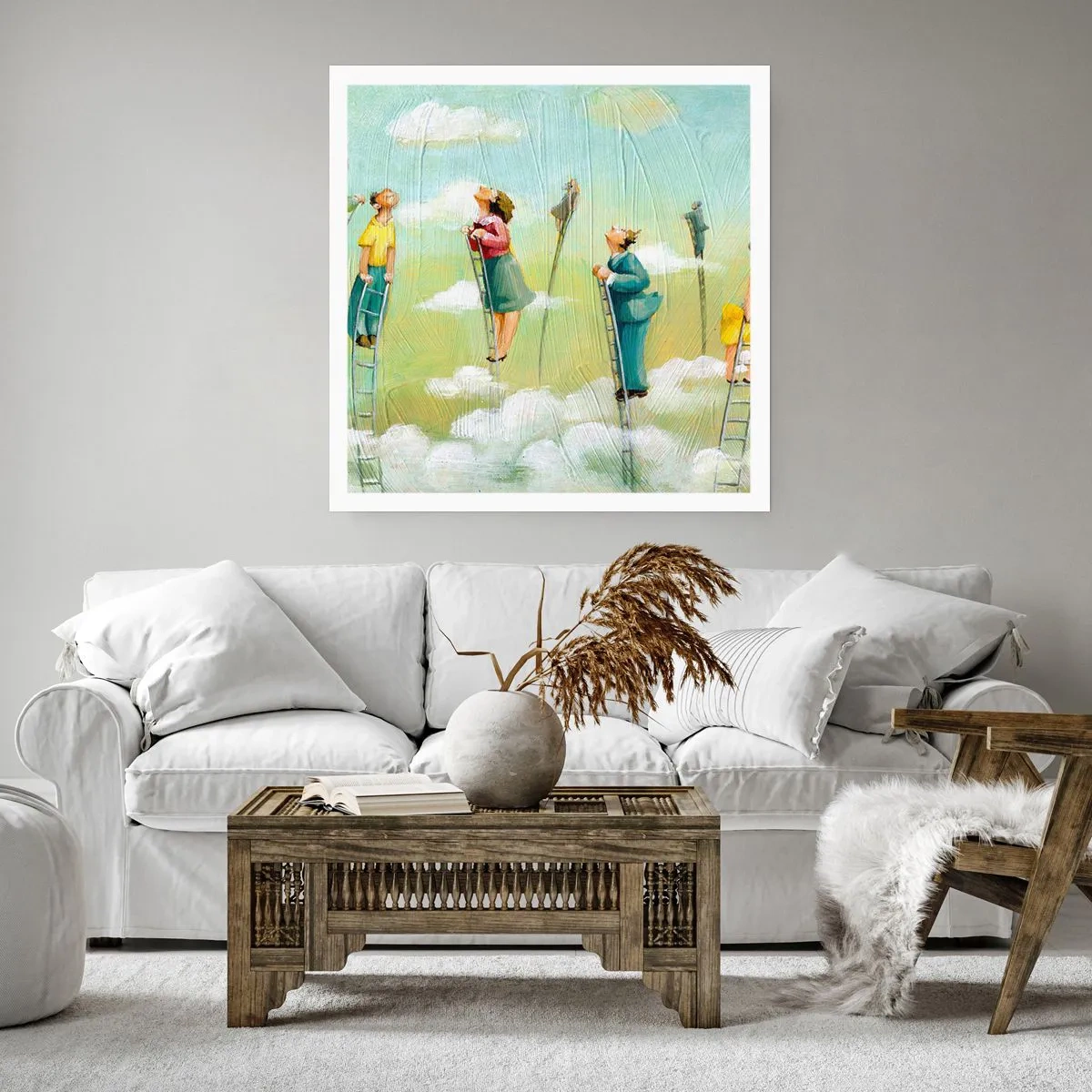 Plakat - Za swoim marzeniem - 60x60 cm