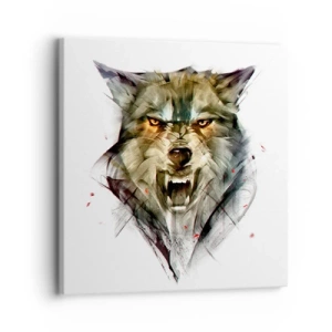 Obraz na płótnie - Ani kroku! - 30x30 cm