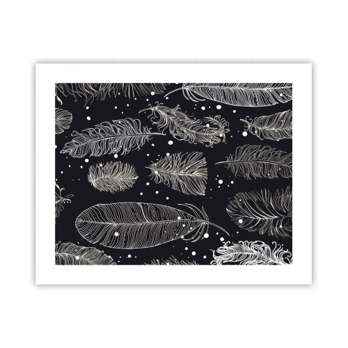 Plakat - Pierzasta koronka - 50x40 cm