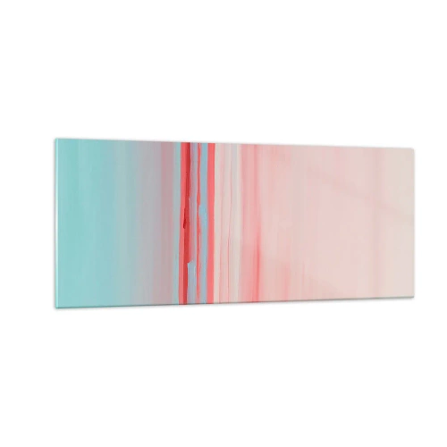 Obraz na szkle - Abstrakcja o świcie - 100x40 cm